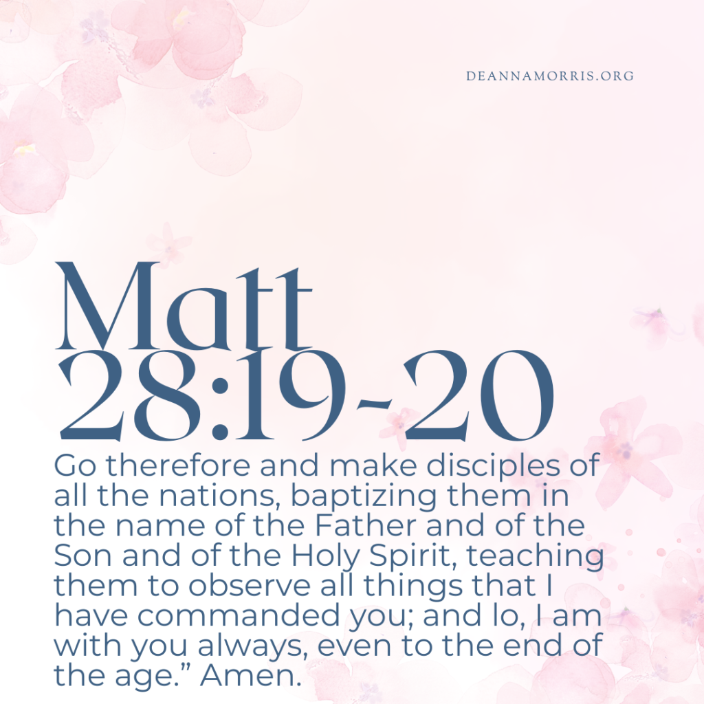 Matthew 28:19-20